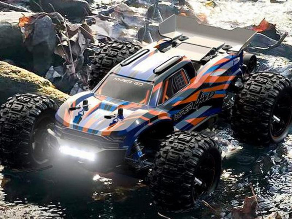 Радиоуправляемый монстр MJX Hyper Go 16108 (оранжевый) 4WD 2.4G LED 1/16 RTR | Инномарт