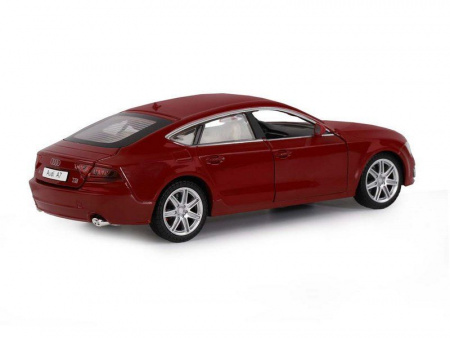 Фото Машина "АВТОПАНОРАМА" Audi A7, красный, 1/24, свет, звук, в/к 24,5*12,5*10,5 см | Инномарт