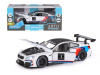 Фото Машина "АВТОПАНОРАМА" BMW M6 GT3, белый, 1/24, свет, звук, в/к 24,5*12,5*10,5 см | Инномарт