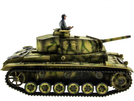 Фото Р/У танк Taigen 1/16 Panzerkampfwagen III (Германия) HC (для ИК танкового боя) 2.4G RTR | Инномарт