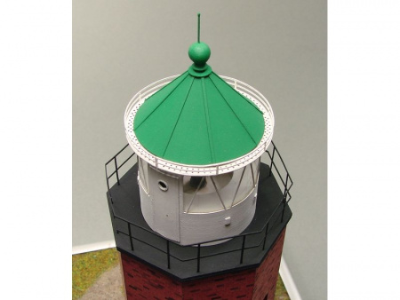 Фото Сборная картонная модель Shipyard маяк Rotes Kliff Lighthouse (№60), 1/87 | Инномарт