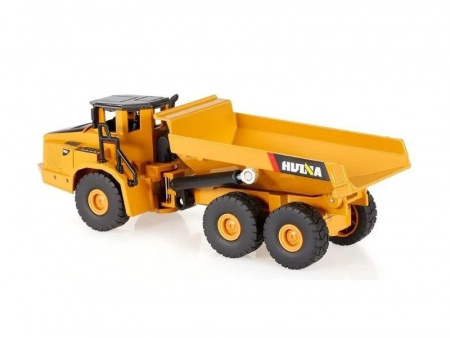 Фото Металлический экскаватор с ковшом + самосвал HUI NA TOYS 1/50 | Инномарт