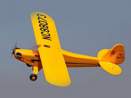 Фото Радиоуправляемый самолет Top RC J3 желтый 1400мм KIT | Инномарт