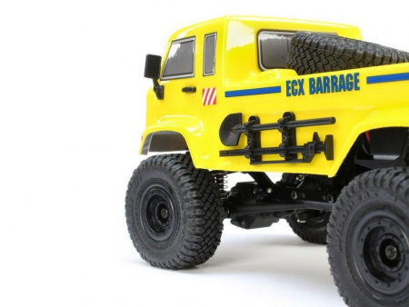 Фото Краулер ECX 1:24 Scaler Crawler Barrage UV 4WD, электро, RTR (желтый) | Инномарт