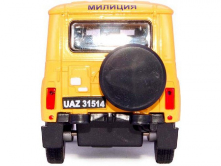Фото Машина Autotime "UAZ 31514" милиция СССР 1:36 | Инномарт
