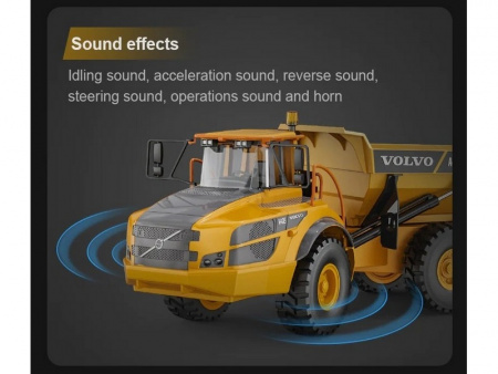 Фото Радиоуправляемый карьерный самосвал Double Eagle Volvo A40G 1/20 2.4G RTR | Инномарт