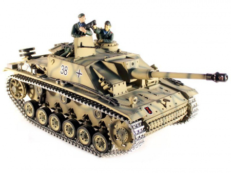 Фото Р/У танк Taigen 1/16 SturmgeschutzIIIausf.gsd.kfz. (Германия) HC (для ИК танкового боя) 2.4G RTR | Инномарт