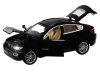 Фото Машина "АВТОПАНОРАМА" BMW X6, черный, 1/32, свет, звук, инерция, в/к 17,5*13,5*9 см | Инномарт
