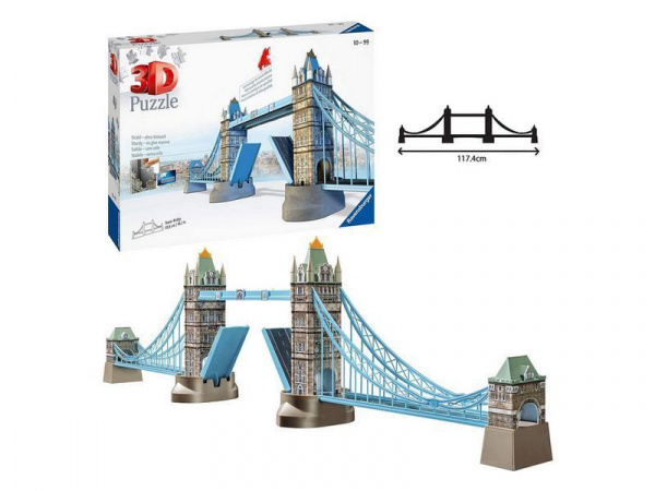 3D Пазл Ravensburger "Тауэрский мост в Лондоне", 216 эл. | Инномарт