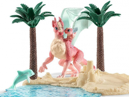 Фото Фигурка Schleich Остров драконов с кладом | Инномарт