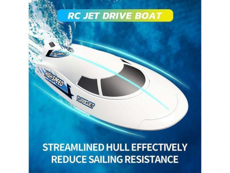 Фото Радиоуправляемый скоростной катер Flytec V008 с водомётом 2.4G RTR | Инномарт