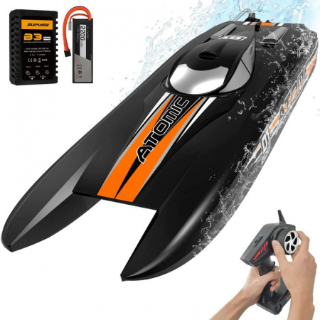 Фото Радиоуправляемый катер Volantex RC AtomicX Brushless 2.4G LiPo RTR | Инномарт