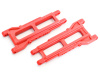 Рычаги пластиковые (удлиненные) для Remo Hobby 1/8 8037 (2024г), тюнинг, красные