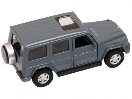 Фото Машина "АВТОПАНОРАМА" Mercedes-Benz G350d, серый, 1/42, инерция, откр. двери, в/к 17,5*12,5*6,5 см | Инномарт