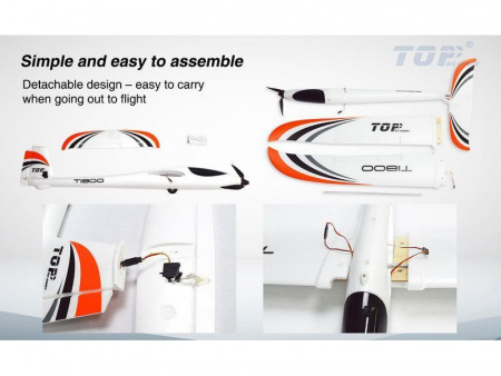 Фото Радиоуправляемый планер Top RC T1800 (Propeller Power System) 1800мм 2.4G 4-ch LiPo RTF | Инномарт