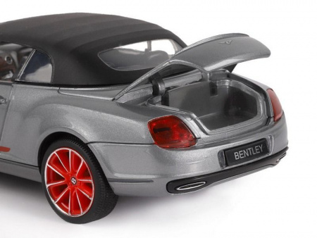 Фото Машина "АВТОПАНОРАМА" Bentley Continental Supersports ISR, серый мет, 1/24, в/к 24,5*12,5*10,5 см | Инномарт