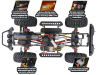 Фото Радиоуправляемый краулер Remo Hobby Open-Topped Jeeps 4WD 2.4G 1/10 RTR | Инномарт