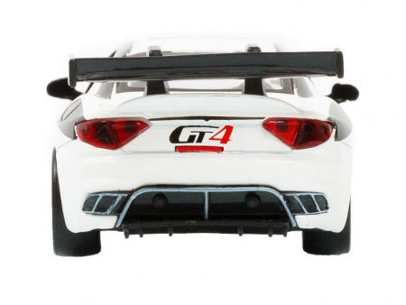 Фото Машина "АВТОПАНОРАМА" Maserati Gran Turismo MC GT4, белый, 1/43, откр. двери, в/к 17,5*12,5*6,5 см | Инномарт