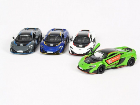 Фото Машина Kinsmart 1:36 McLaren 675LT, инерция (1/12шт.) б/к | Инномарт
