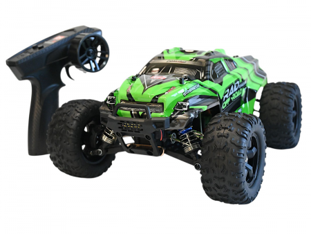 Фото Радиоуправляемый монстр Remo Hobby Brushless (зеленый) 4WD 2.4G 1/14 RTR | Инномарт