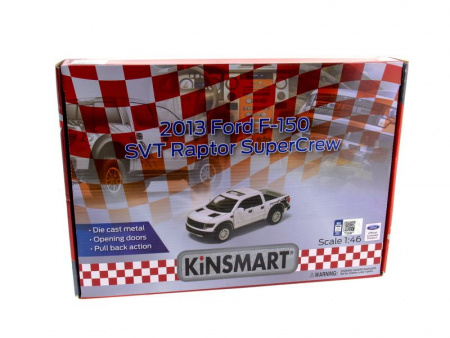 Фото Машина Kinsmart 1:46 Ford F-150 SVT Raptor Supercrew в асс. инерция (1/12шт.) б/к | Инномарт