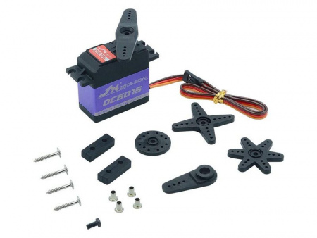 Фото Сервомашинка цифровая JX Servo DC6015 (62г/14.32/0.1/6.6V) DC Ecoboost | Инномарт