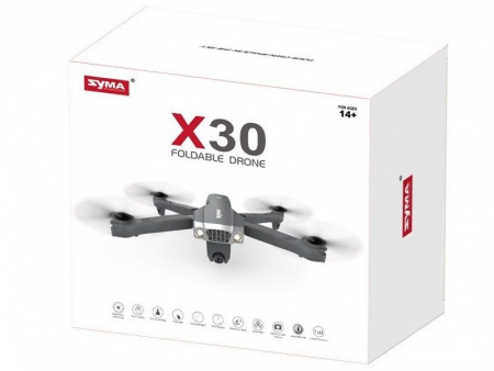 Фото Р/У квадрокоптер Syma X30 с FPV трансляцией WiFi, GPS, 2.4G RTF | Инномарт
