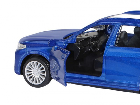 Фото Машина "АВТОПАНОРАМА" BMW X7, синий, 1/44, инерция, в/к 17,5*12,5*6,5 см | Инномарт