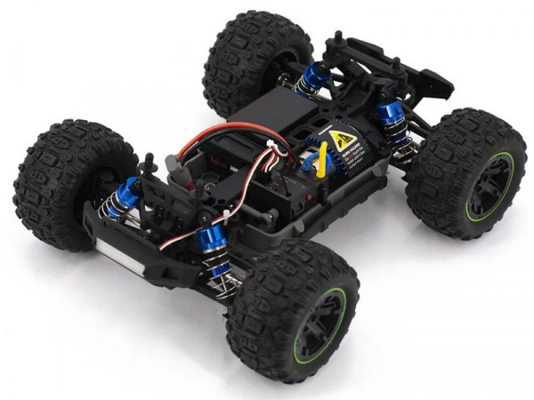 Радиоуправляемый монстр MJX Hyper Go 16108 (зеленый) 4WD 2.4G LED 1/16 RTR | Инномарт