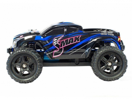 Фото Радиоуправляемый монстр Remo Hobby SMAX Brushless (синий) 4WD 2.4G 1/16 RTR | Инномарт