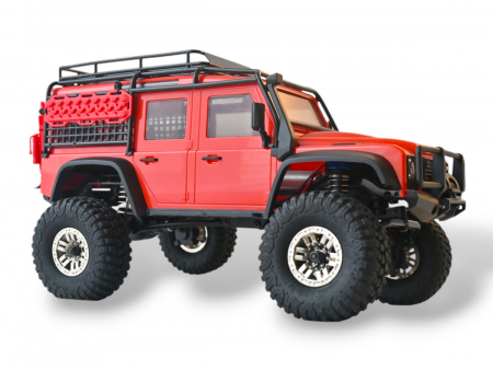 Фото Радиоуправляемый краулер Remo Hobby OFF-ROAD (красный) 4WD 2.4G 1/18 RTR | Инномарт