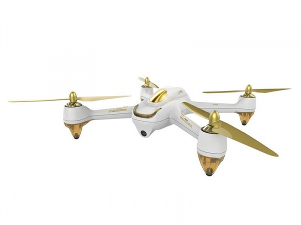 Р/У квадрокоптер Hubsan X4 GPS, FHD+FPV, автовозврат, удержание, следуй за мной, 2.4G (белый) | Инномарт