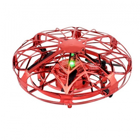 Фото Квадрокоптер Flytec H05 Летающая тарелка, 12 см, свет, управление рукой | Инномарт