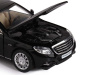Фото Машина "АВТОПАНОРАМА" Mercedes-Benz S600, черный, 1/32, свет, звук, инерция, в/к 17,5*13,5*9 см | Инномарт