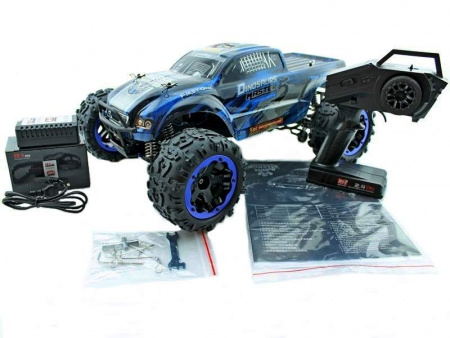 Фото Радиоуправляемый монстр Remo Hobby Dinosaurs Master TWINS MOTOR UPGRADE (синий) 4WD 2.4G 1/8 RTR | Инномарт