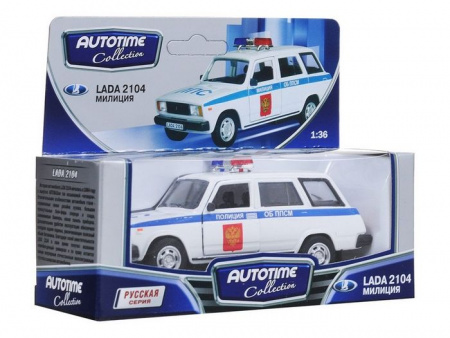 Фото Машина Autotime "LADA 2104" полиция 1:36 | Инномарт