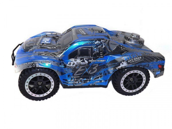 Радиоуправляемый шорт-корс Remo Hobby EX3 (синий) 4WD 2.4G 1/10 RTR | Инномарт