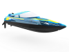 Фото Радиоуправляемый катер Flytec V006 (голубой) 2.4G RTR | Инномарт