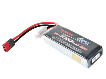 Фото Аккумулятор Li-Po 3000mAh, 7,4V, 25C, T‐plug для автомодели MJX 14301 | Инномарт