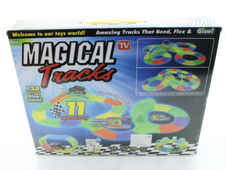 Фото Трек гибкий Magic Tracks "Светится в темноте", 150 деталей | Инномарт