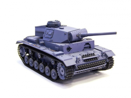 Фото Радиоуправляемый танк Heng Long Panzer III type L Upgrade V6.0 2.4G 1/16 RTR | Инномарт