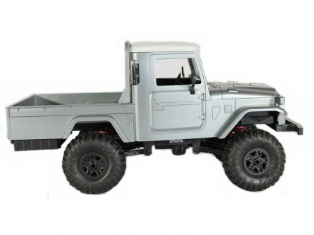 Фото Радиоуправляемая машина MN MODEL японский пикап FJ45 (серебристый) 4WD 2.4G 1/12 RTR | Инномарт