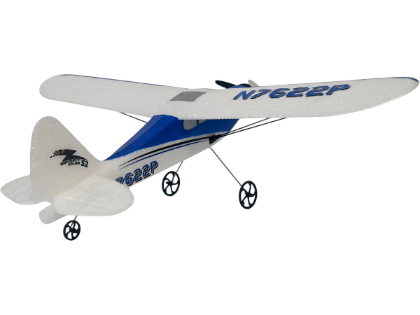 Радиоуправляемый самолет Volantex RC Sport Cub 400мм (синий) 2.4G 2ch LiPo RTF with Gyro | Инномарт