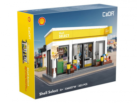 Фото Конструктор CaDA минимаркет Shell Select (303 детали) | Инномарт