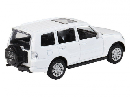 Фото Машина "АВТОПАНОРАМА" Mitsubishi Pajero 4WD Tubro, белый, 1/43, инерция, в/к 17,5*12,5*6,5 см | Инномарт