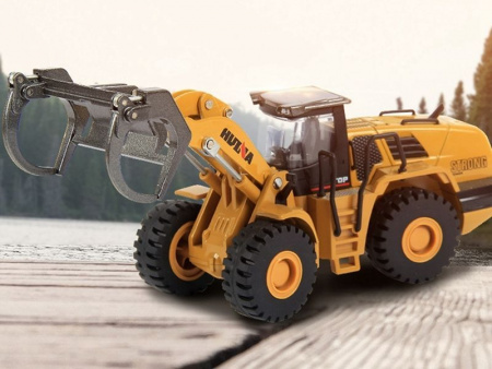 Фото Металлический фронтальный погрузчик бревен HUI NA TOYS 1/50 | Инномарт
