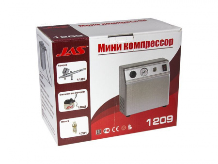 Фото Компрессор JAS 1209, манометр | Инномарт