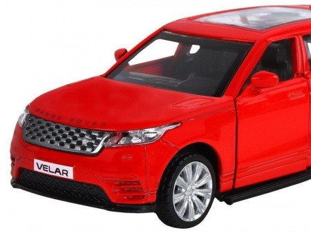 Фото Машина "АВТОПАНОРАМА" Land Rover Range Rover Velar, красный, 1/42, инерция, в/к 17,5*12,5*6,5 см | Инномарт