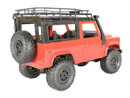 Фото Радиоуправляемая машина MN MODEL английский внедорожник Defender (красный) 4WD 2.4G 1/12 RTR | Инномарт