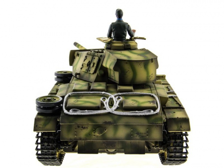 Фото Р/У танк Taigen 1/16 Panzerkampfwagen III (Германия) HC (для ИК танкового боя) 2.4G RTR | Инномарт